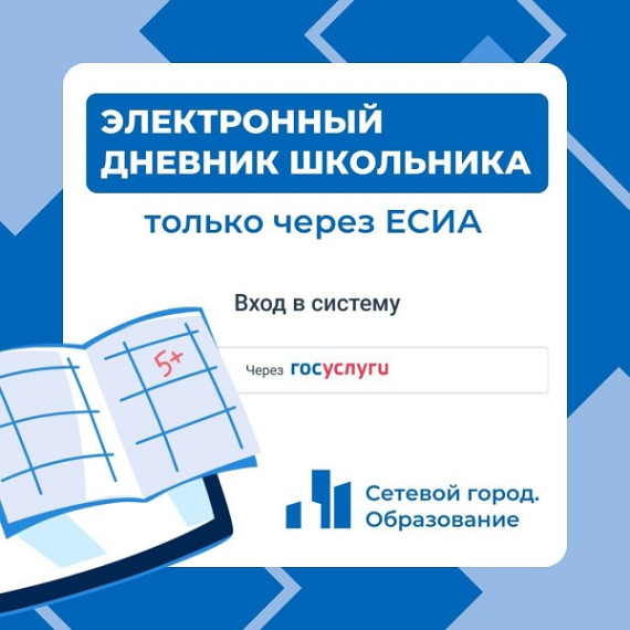 Электронный дневник в Тульской области будет доступен только по ЕСИА.